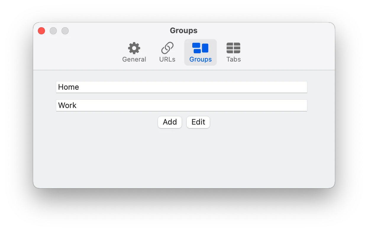 Internet Helper group management