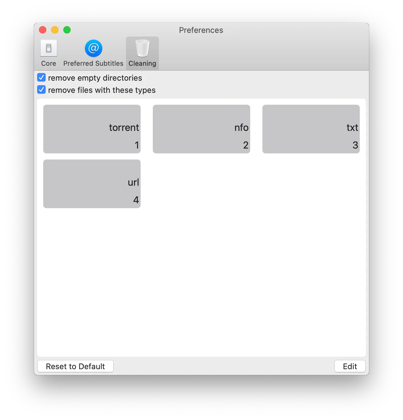 cleaning preferences-w662